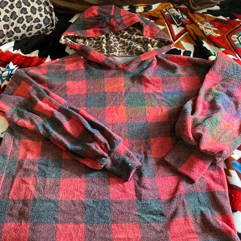 Plaid hoodie
